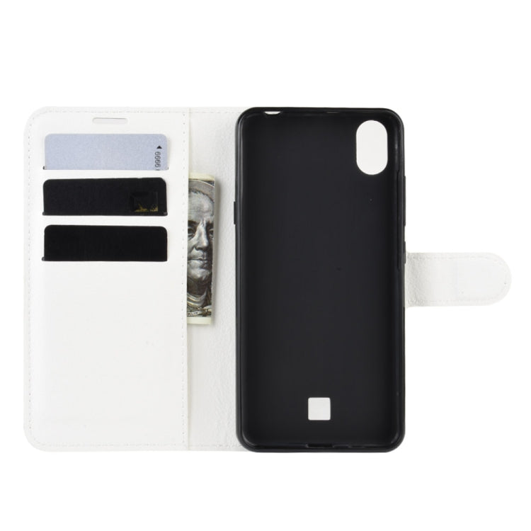 For LG K20 (2019)   Litchi Texture Horizontal Flip Leather Case with Wallet & Holder & Card Slots