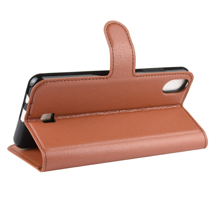 For LG K20 (2019)   Litchi Texture Horizontal Flip Leather Case with Wallet & Holder & Card Slots