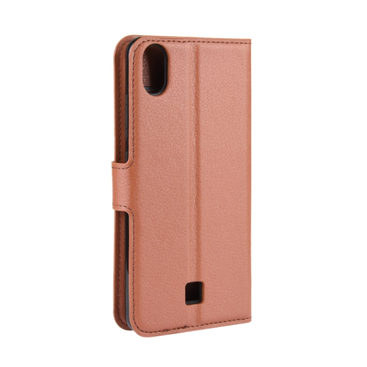 For LG K20 (2019)   Litchi Texture Horizontal Flip Leather Case with Wallet & Holder & Card Slots