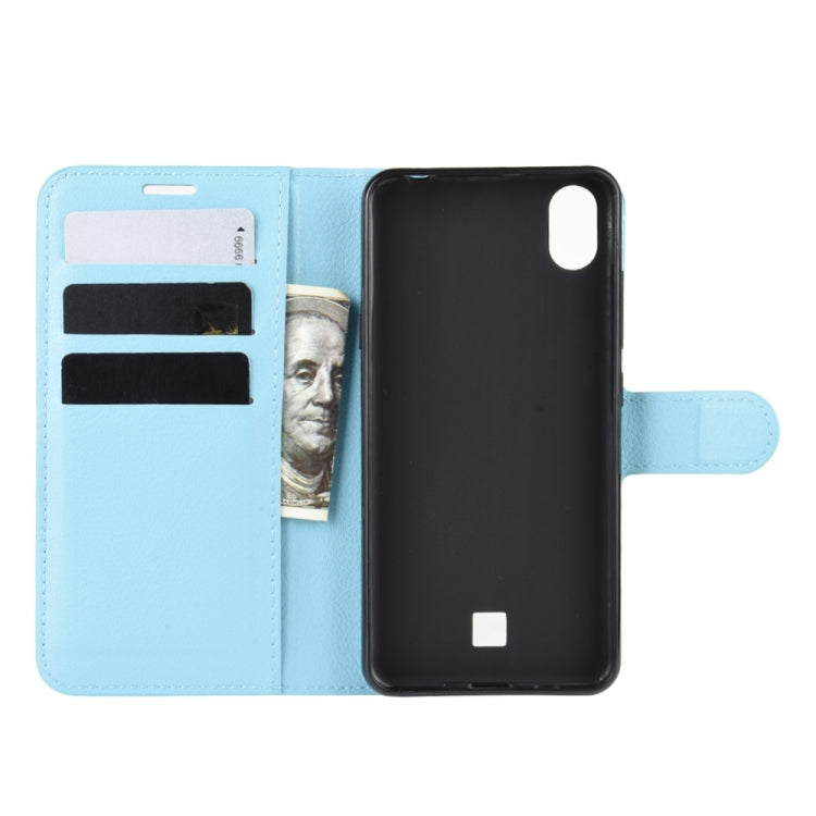 For LG K20 (2019)   Litchi Texture Horizontal Flip Leather Case with Wallet & Holder & Card Slots