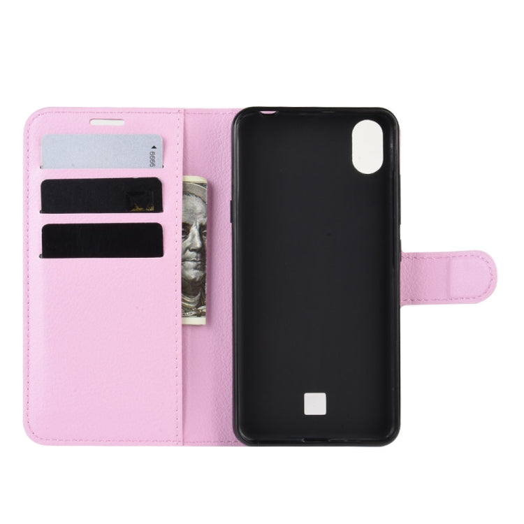 For LG K20 (2019)   Litchi Texture Horizontal Flip Leather Case with Wallet & Holder & Card Slots