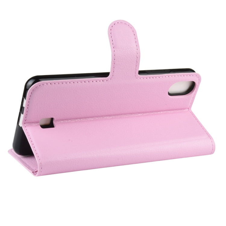 For LG K20 (2019)   Litchi Texture Horizontal Flip Leather Case with Wallet & Holder & Card Slots