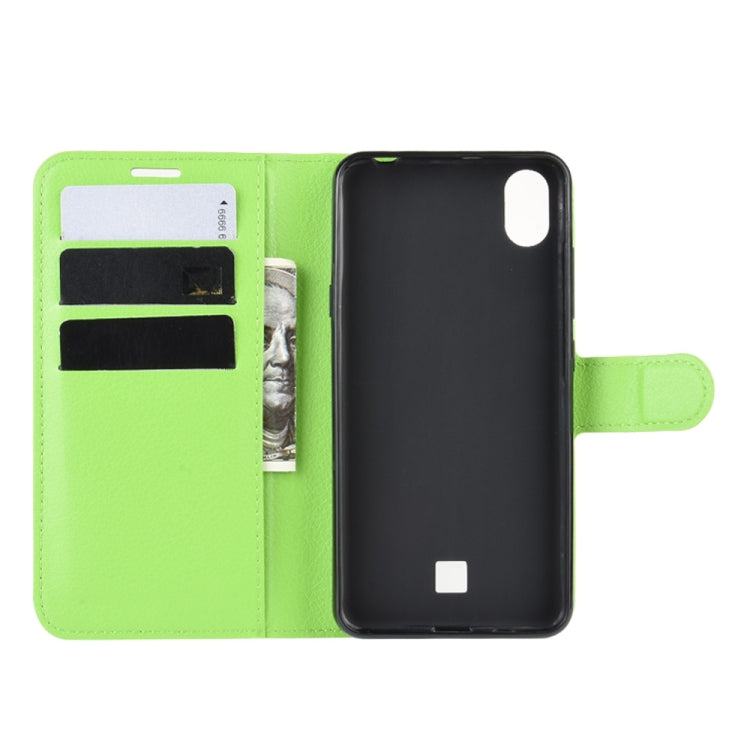 For LG K20 (2019)   Litchi Texture Horizontal Flip Leather Case with Wallet & Holder & Card Slots