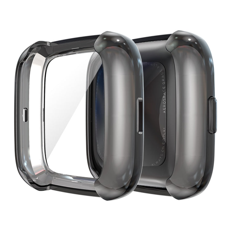 ENKAY Hat-prince Full Coverage Electroplate TPU Case for Fitbit Versa 2