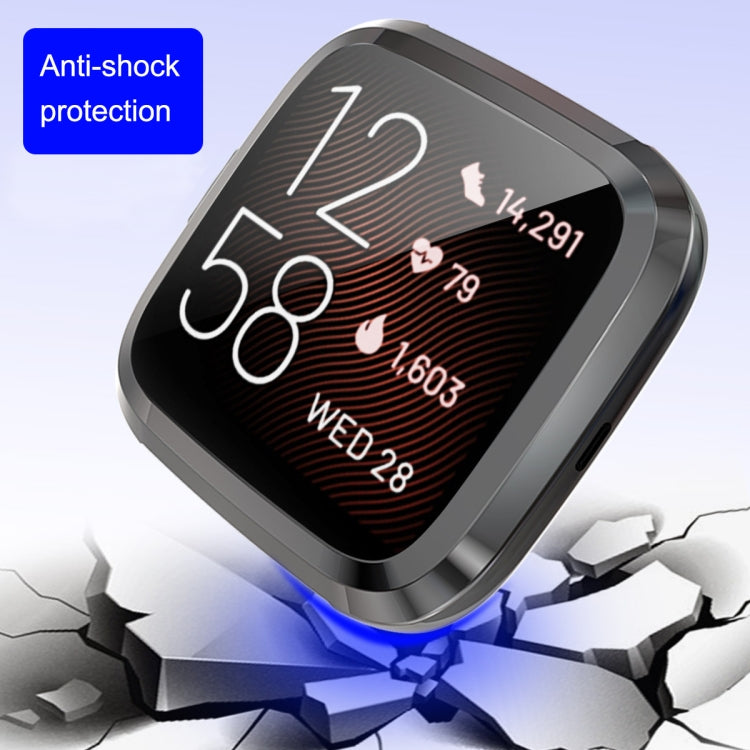 ENKAY Hat-prince Full Coverage Electroplate TPU Case for Fitbit Versa 2