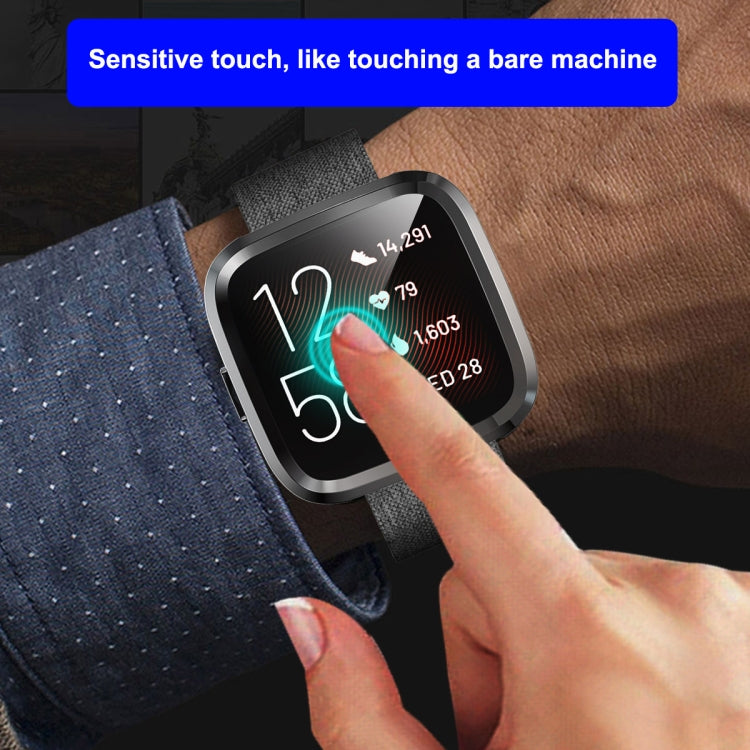 ENKAY Hat-prince Full Coverage Electroplate TPU Case for Fitbit Versa 2