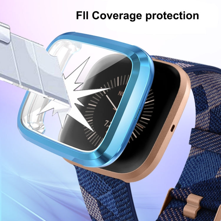 ENKAY Hat-prince Full Coverage Electroplate TPU Case for Fitbit Versa 2