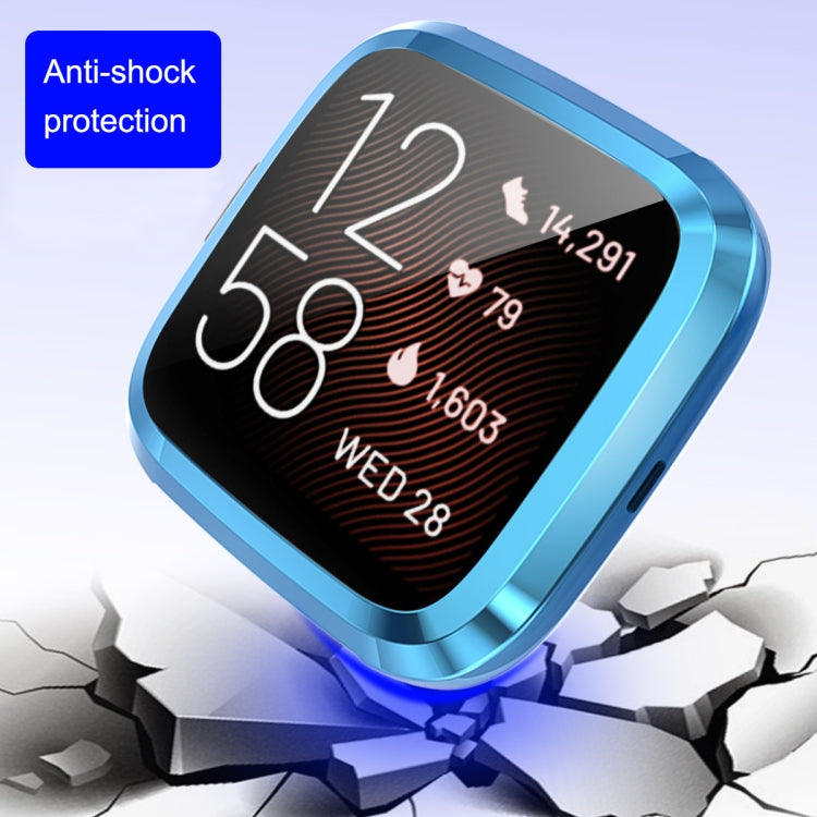 ENKAY Hat-prince Full Coverage Electroplate TPU Case for Fitbit Versa 2
