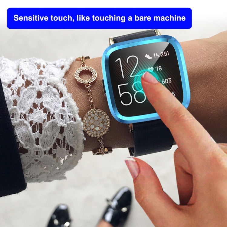 ENKAY Hat-prince Full Coverage Electroplate TPU Case for Fitbit Versa 2