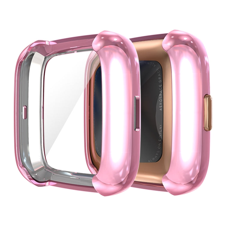 ENKAY Hat-prince Full Coverage Electroplate TPU Case for Fitbit Versa 2