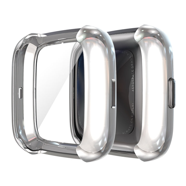 ENKAY Hat-prince Full Coverage Electroplate TPU Case for Fitbit Versa 2