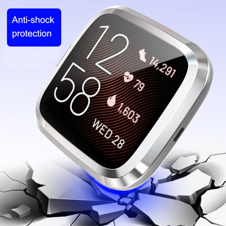 ENKAY Hat-prince Full Coverage Electroplate TPU Case for Fitbit Versa 2
