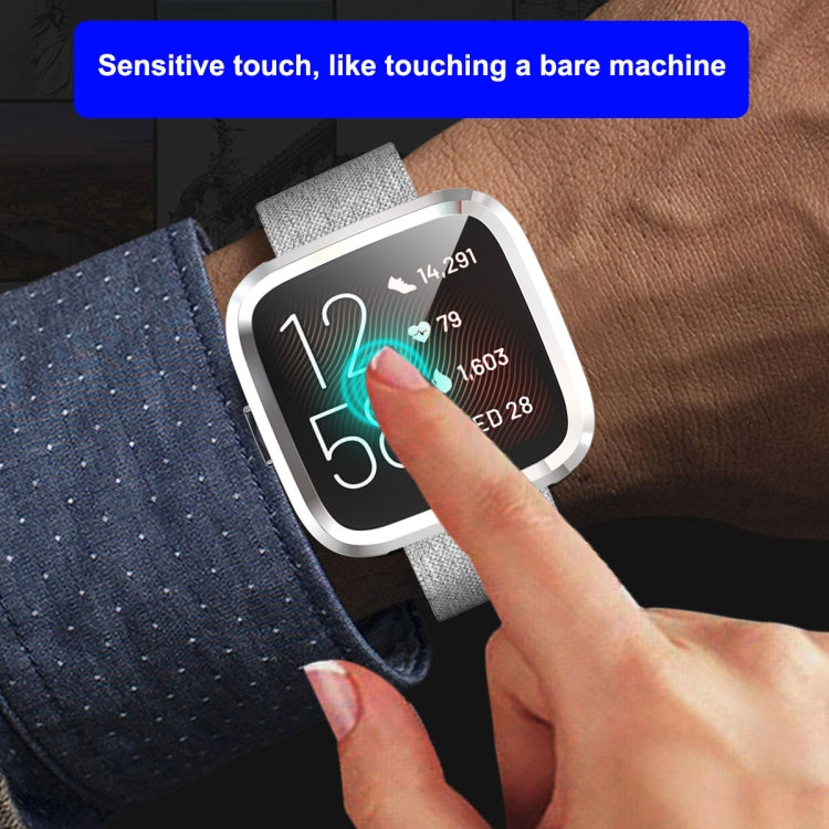 ENKAY Hat-prince Full Coverage Electroplate TPU Case for Fitbit Versa 2