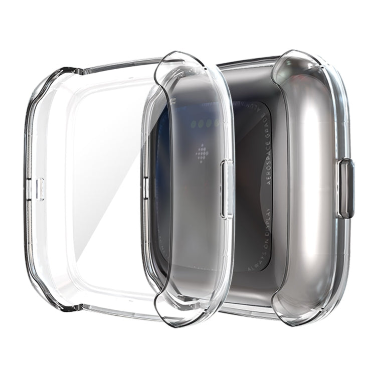 ENKAY Hat-prince Full Coverage Electroplate TPU Case for Fitbit Versa 2