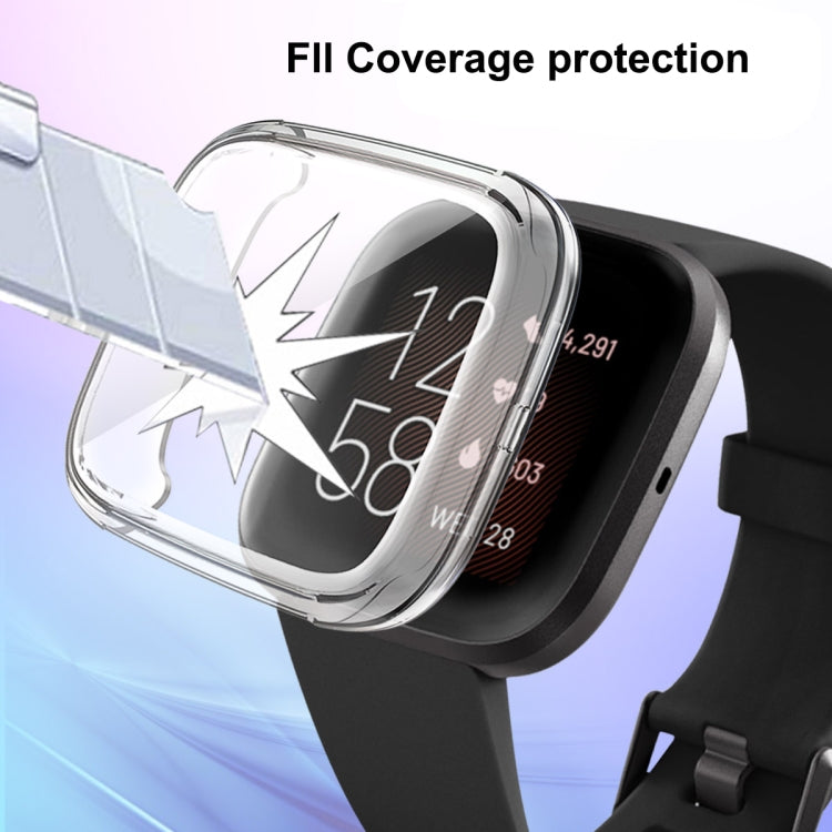 ENKAY Hat-prince Full Coverage Electroplate TPU Case for Fitbit Versa 2