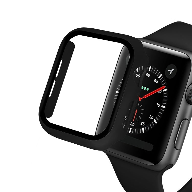 ENKAY Hat-prince Full Coverage PC Case + Tempered Glass Protector for Apple Watch Series 5 / 4 44mm