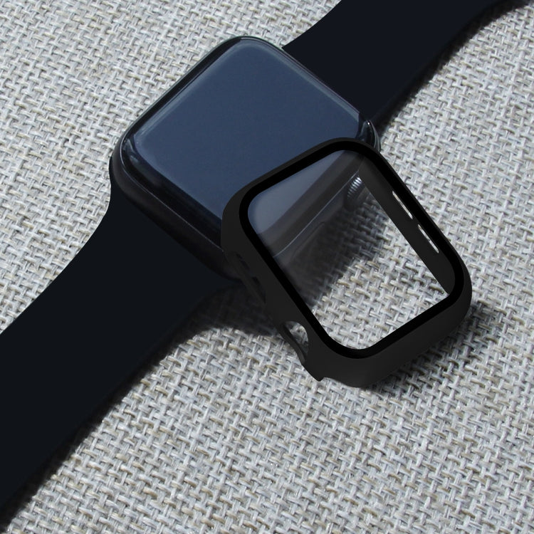 ENKAY Hat-prince Full Coverage PC Case + Tempered Glass Protector for Apple Watch Series 5 / 4 44mm