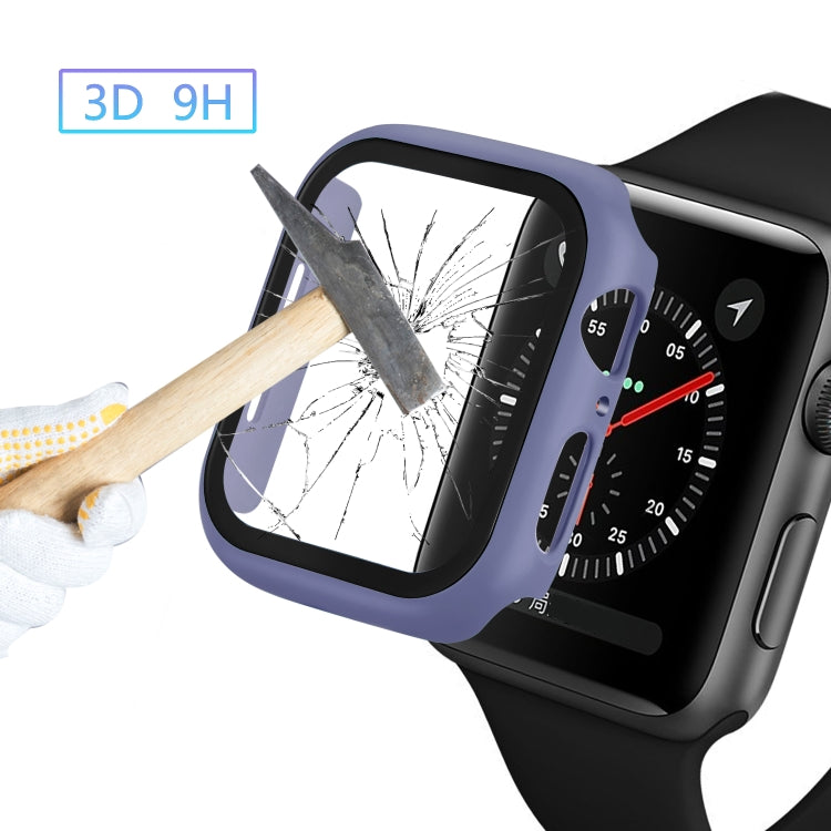 ENKAY Hat-prince Full Coverage PC Case + Tempered Glass Protector for Apple Watch Series 5 / 4 44mm