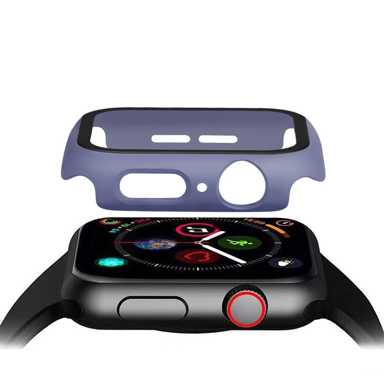 ENKAY Hat-prince Full Coverage PC Case + Tempered Glass Protector for Apple Watch Series 5 / 4 44mm