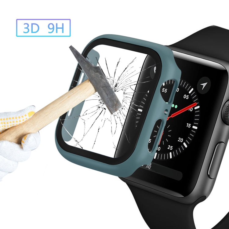 ENKAY Hat-prince Full Coverage PC Case + Tempered Glass Protector for Apple Watch Series 5 / 4 44mm