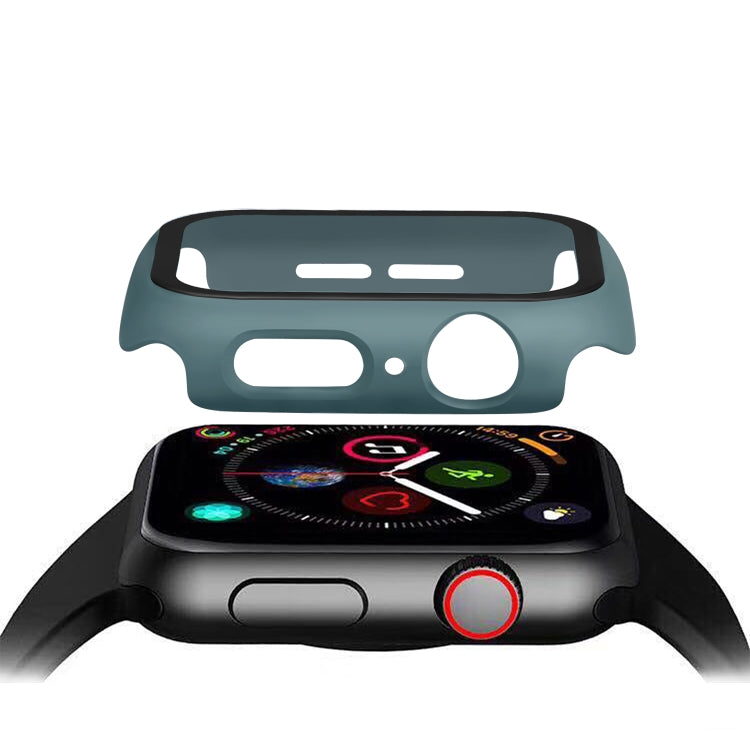 ENKAY Hat-prince Full Coverage PC Case + Tempered Glass Protector for Apple Watch Series 5 / 4 44mm
