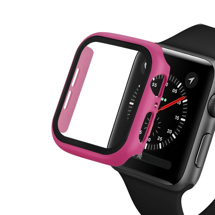 ENKAY Hat-prince Full Coverage PC Case + Tempered Glass Protector for Apple Watch Series 5 / 4 44mm