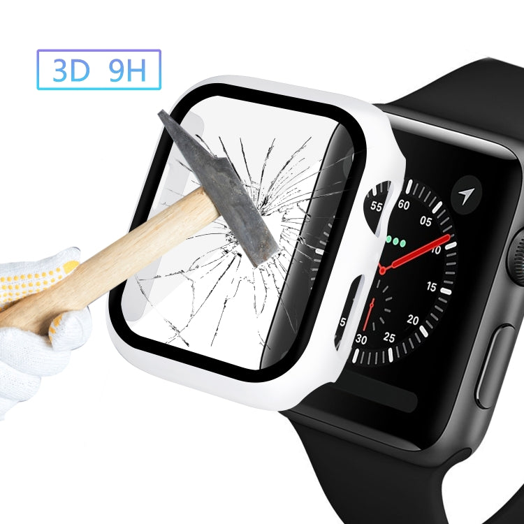 ENKAY Hat-prince Full Coverage PC Case + Tempered Glass Protector for Apple Watch Series 5 / 4 44mm