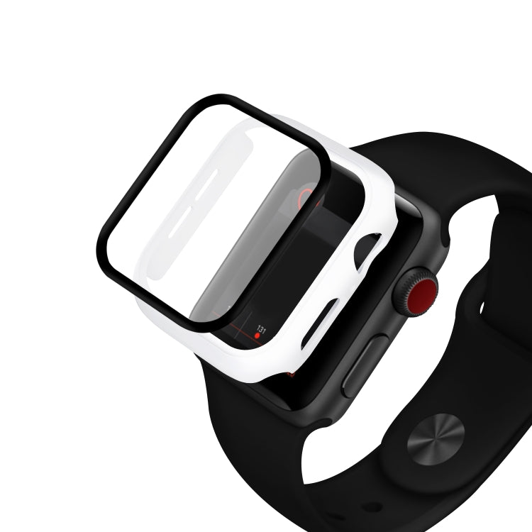 ENKAY Hat-prince Full Coverage PC Case + Tempered Glass Protector for Apple Watch Series 5 / 4 44mm