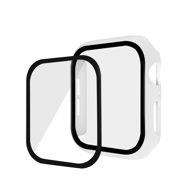 ENKAY Hat-prince Full Coverage PC Case + Tempered Glass Protector for Apple Watch Series 5 / 4 44mm
