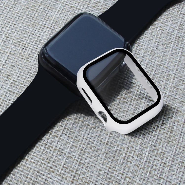 ENKAY Hat-prince Full Coverage PC Case + Tempered Glass Protector for Apple Watch Series 5 / 4 44mm