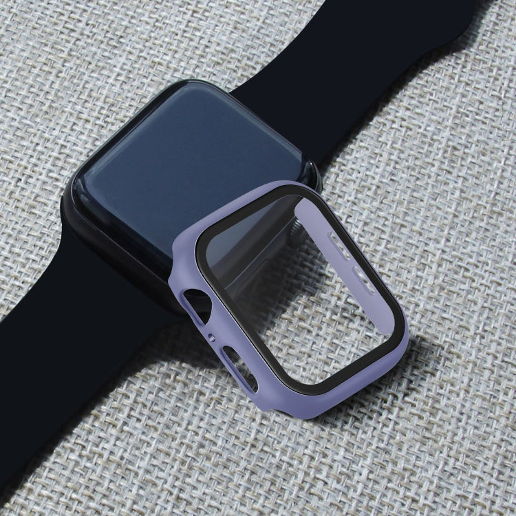 ENKAY Hat-prince Full Coverage PC Case + Tempered Glass Protector for Apple Watch Series 5 / 4 40mm