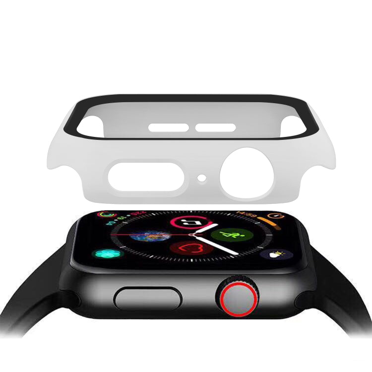 ENKAY Hat-prince Full Coverage PC Case + Tempered Glass Protector for Apple Watch Series 5 / 4 40mm