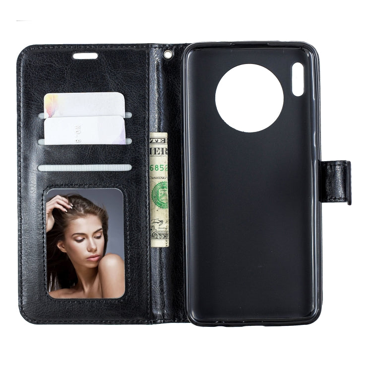 For Huawei Mate 30 Lite Crazy Horse Texture Horizontal Flip Leather Case with Holder & Card Slots & Wallet & Photo Frame