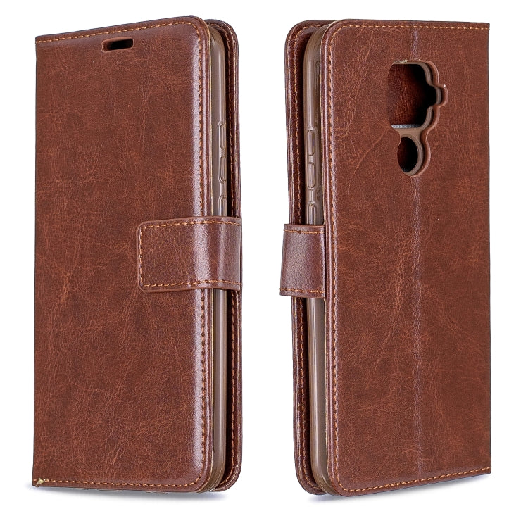 For Huawei Mate 30 Lite Crazy Horse Texture Horizontal Flip Leather Case with Holder & Card Slots & Wallet & Photo Frame