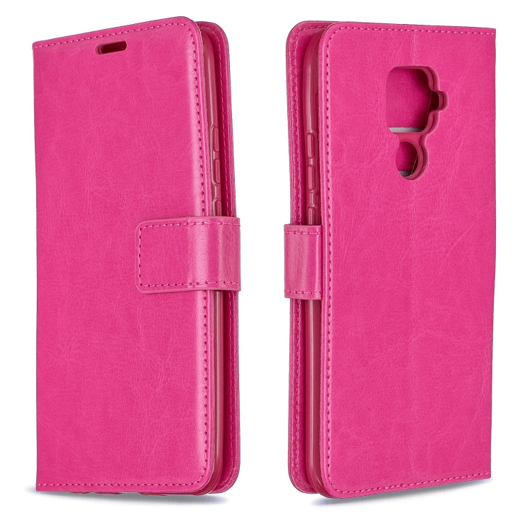 For Huawei Mate 30 Lite Crazy Horse Texture Horizontal Flip Leather Case with Holder & Card Slots & Wallet & Photo Frame