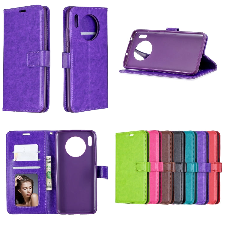 For Huawei Mate 30 Lite Crazy Horse Texture Horizontal Flip Leather Case with Holder & Card Slots & Wallet & Photo Frame