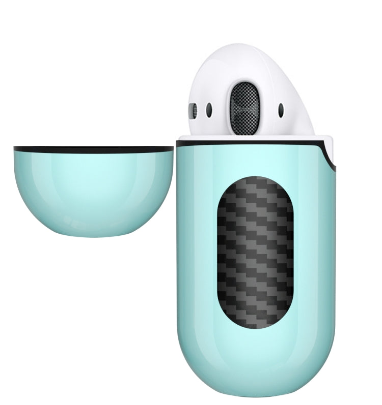 ENKAY Hat-Prince for Apple AirPods 1 / 2  Wireless Earphone PC Hard Protective Case with Carabiner and A Pair of Earplug