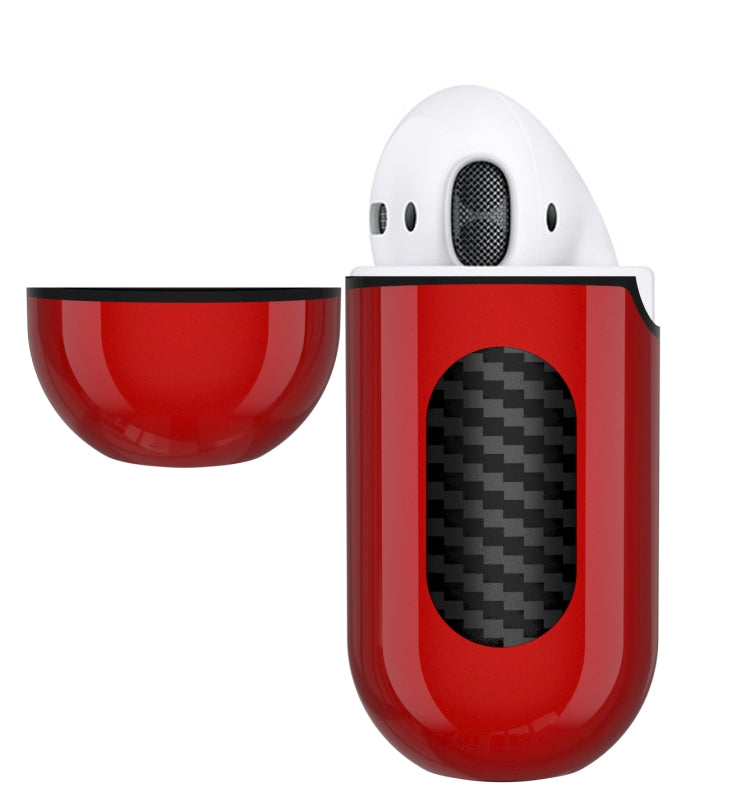 ENKAY Hat-Prince for Apple AirPods 1 / 2  Wireless Earphone PC Hard Protective Case with Carabiner and A Pair of Earplug