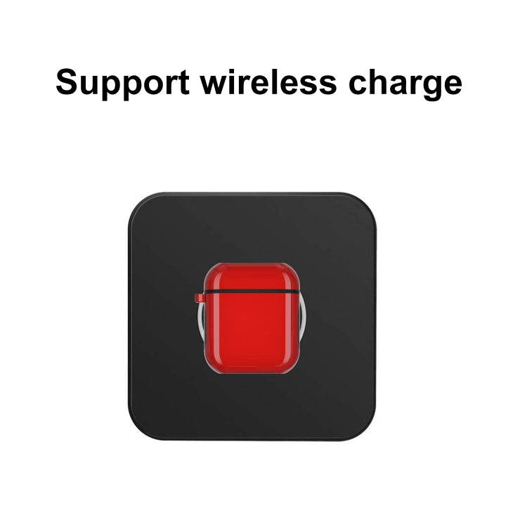 ENKAY Hat-Prince for Apple AirPods 1 / 2  Wireless Earphone PC Hard Protective Case with Carabiner and A Pair of Earplug