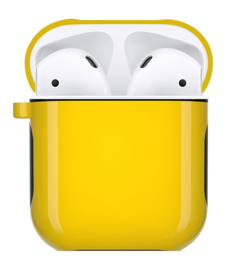 ENKAY Hat-Prince for Apple AirPods 1 / 2  Wireless Earphone PC Hard Protective Case with Carabiner and A Pair of Earplug