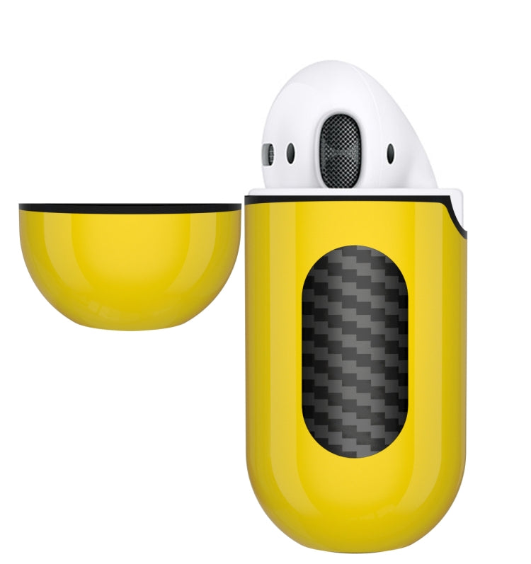 ENKAY Hat-Prince for Apple AirPods 1 / 2  Wireless Earphone PC Hard Protective Case with Carabiner and A Pair of Earplug