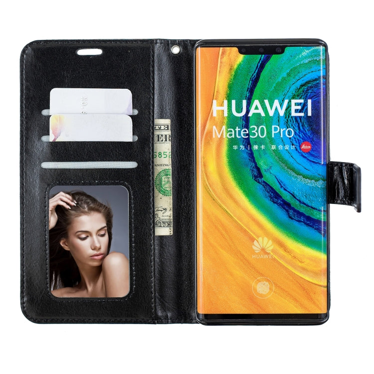 For Huawei Mate 30 Pro Crazy Horse Texture Horizontal Flip Leather Case with Holder & Card Slots & Wallet & Photo Frame