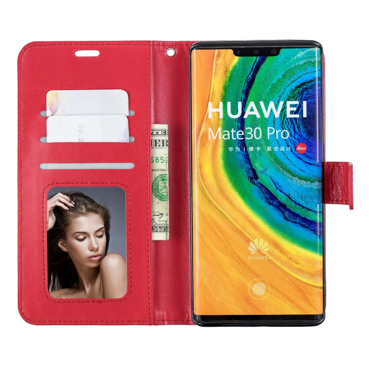 For Huawei Mate 30 Pro Crazy Horse Texture Horizontal Flip Leather Case with Holder & Card Slots & Wallet & Photo Frame