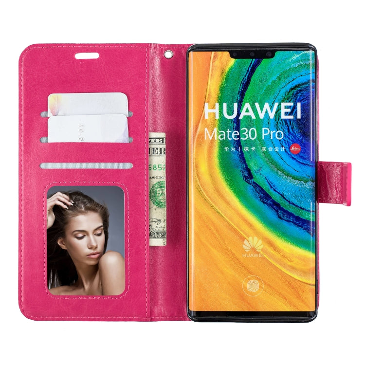 For Huawei Mate 30 Pro Crazy Horse Texture Horizontal Flip Leather Case with Holder & Card Slots & Wallet & Photo Frame