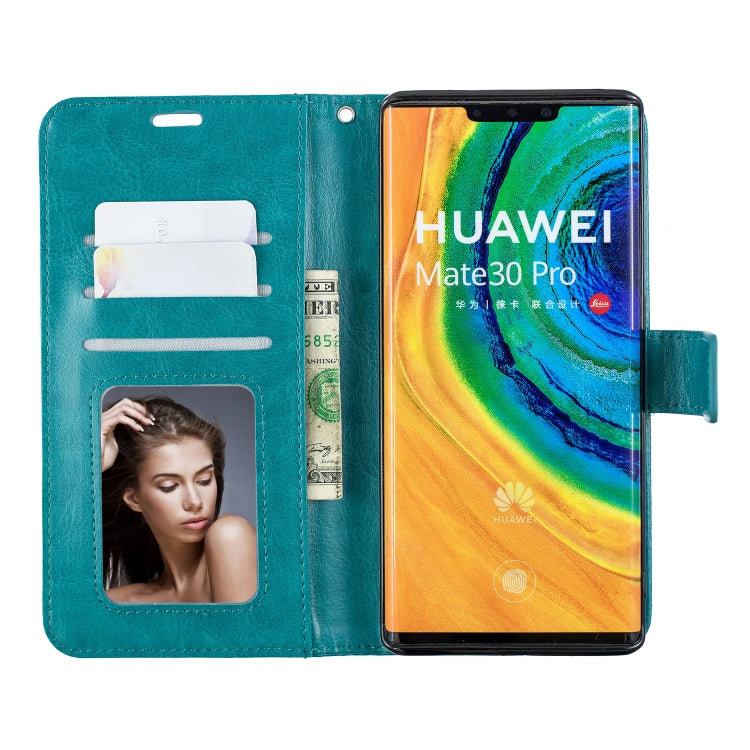 For Huawei Mate 30 Pro Crazy Horse Texture Horizontal Flip Leather Case with Holder & Card Slots & Wallet & Photo Frame