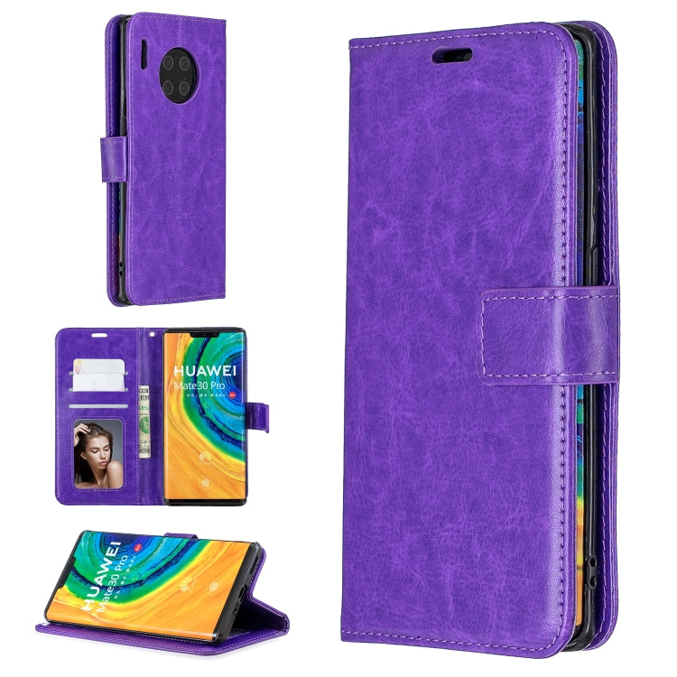 For Huawei Mate 30 Pro Crazy Horse Texture Horizontal Flip Leather Case with Holder & Card Slots & Wallet & Photo Frame