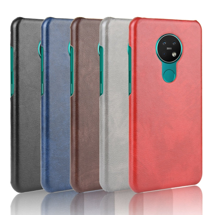 For Nokia 7.2 / 6.2 Shockproof Litchi Texture PC + PU Case