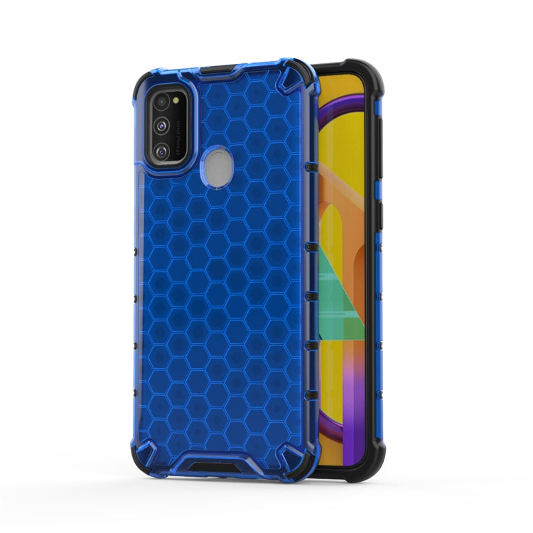 For Galaxy M30s Shockproof Honeycomb PC + TPU Case