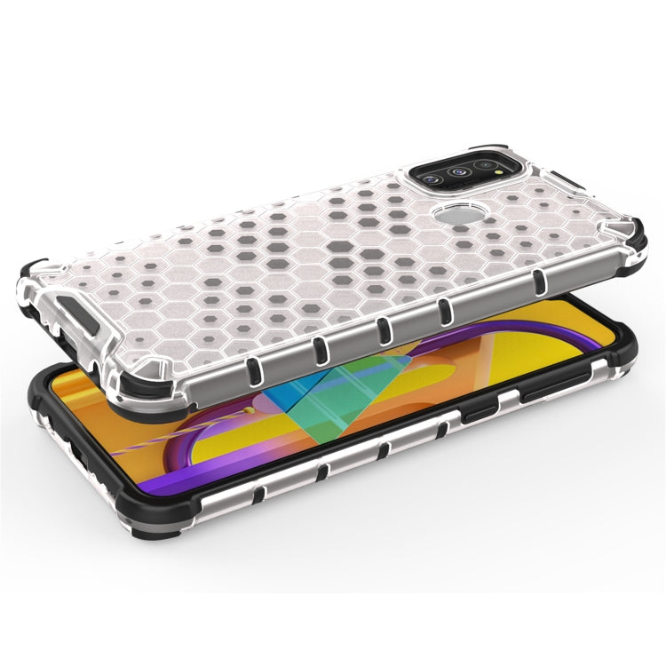 For Galaxy M30s Shockproof Honeycomb PC + TPU Case