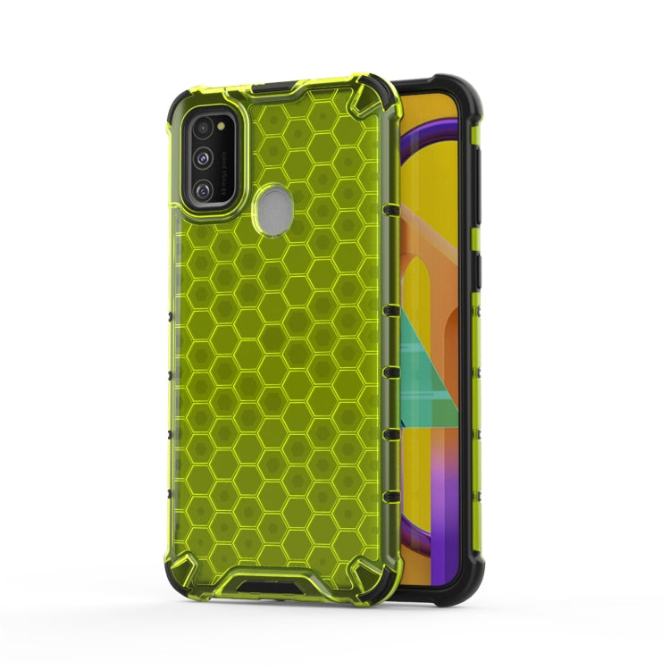 For Galaxy M30s Shockproof Honeycomb PC + TPU Case